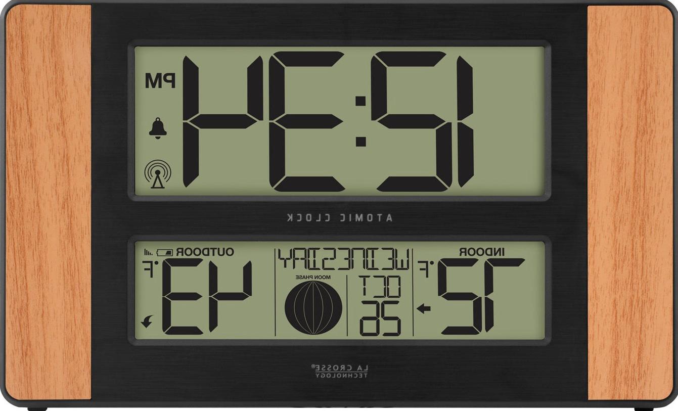 513 - 1417 chv2 Atomic Digital Wall Clock